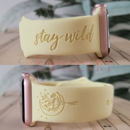 Wild Floral Silicone Watch Band